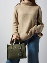 Handtas Th City Tommy hilfiger Groen th city AW17852-vue-porte