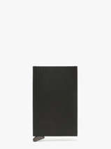 Kaarthouder Leder Secrid Zwart fluted CFL