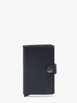 Kaarthouder Original Leder Secrid Blauw original MO