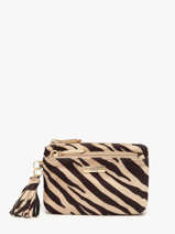 Portemonnee Miniprix Beige africa F5032