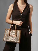 Cross Body Tas Safari Etrier Bruin safari ESAI160S-vue-porte