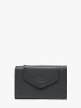 Portefeuille Caviar Leder Crinkles Blauw caviar 15020