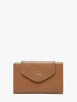 Portefeuille Caviar Leder Crinkles Bruin caviar 15020