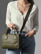 Cross Body Tas S Jour Leder Lancel Groen jour A12995-vue-porte