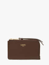 Kaarthouder Origami Leder Lancel Bruin origami A13422