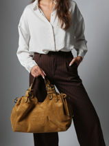 Schoudertas Chiara Leder Gerard darel Beige chiara DDS84407-vue-porte