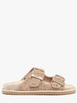 Sandalen Uit Leder Colors of california Beige women CBIOW05N