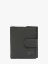 Portefeuille Caviar Leder Crinkles Blauw caviar 14227