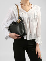 Schoudertas Indie Leder Michael kors Zwart indie S6A50C6L-vue-porte