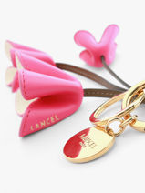 Bag Charm Tutti Fleuri Leder Lancel Roze charms A14117-vue-porte