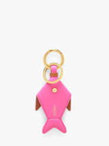 Bag Charm Funny Fish Leder Lancel Roze charms A14200