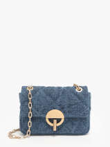 Cross Body Tas Moon Linnen Vanessa bruno Blauw moon 70V40326