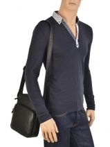 Cross Body Tas Lancaster Zwart soft vintage homme 320-12-vue-porte