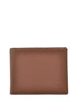 Portefeuille Leder Crinkles Bruin caviar 14124