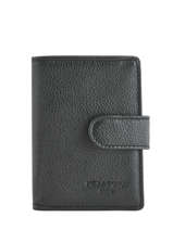 Kaarthouder Leder Hexagona Zwart confort 467254