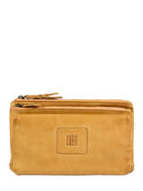 Portefeuille Heritage Leder Biba Geel heritage KA4
