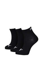 Set Van 3 Paar Sokken Puma Zwart socks 27108001