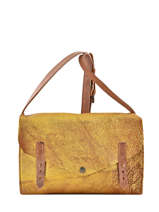 Cross Body Tas L'indispensable Leder Paul marius Goud vintage INDISPEN