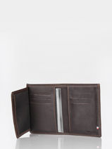 Portefeuille Kaarthouder Leder Etrier Bruin oil EOIL748-vue-porte