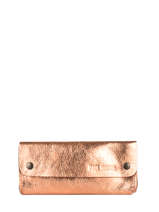Etui Leder Paul marius Goud vintage 11972
