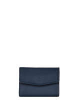 Portemonnee Leder Katana Blauw marina 753058
