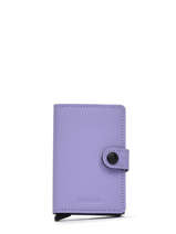 Kaarthouder Leder Secrid Roze matte MM
