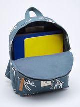 Mini Rugzak Kidzroom Blauw paris stories 2447-vue-porte