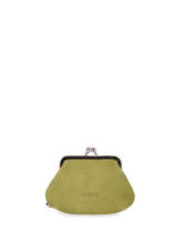 Portemonnee Etincelle Nubuck Leder Etrier Groen etincelle nubuck EETN654