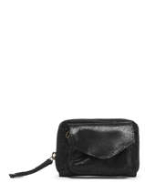 Portemonnee Leder Pieces Zwart naina 17117178