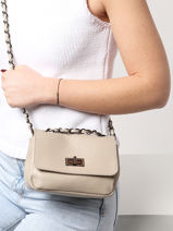 Cross Body Tas Caviar Leder Milano Beige caviar CA21122-vue-porte