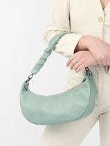 Schoudertas Caviar Leder Milano Groen caviar CA22118-vue-porte