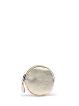 Ronde Portemonnee Nine Leder Milano Goud nine NI21127N