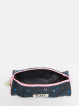 Pennenzak 1 Compartiment Milky kiss Blauw we are one 52568-vue-porte