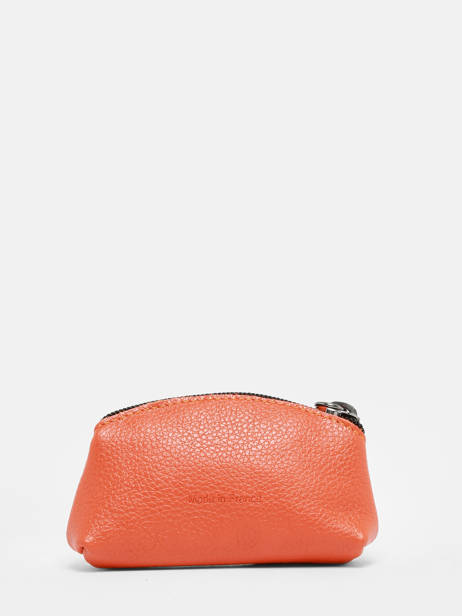 Portemonnee Madras Leder Etrier Oranje madras EMAD651 ander zicht 2