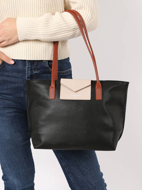 Shoppingtas Maya Lancaster Zwart maya 29 ander zicht 1