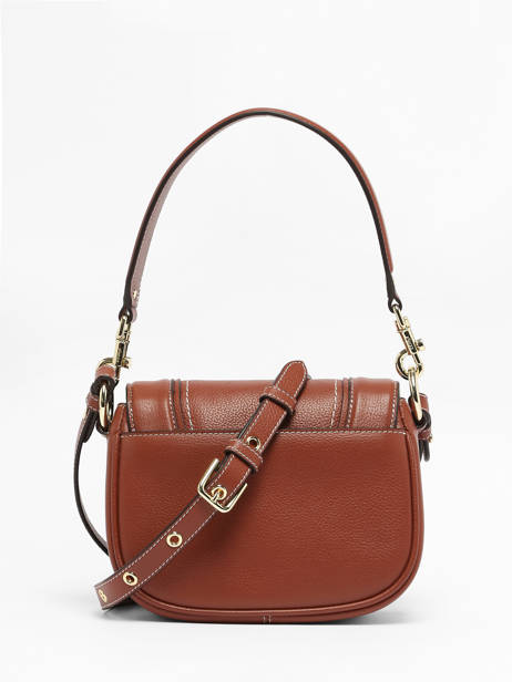Cross Body Tas Ella Leder Le tanneur Bruin ella 59900 ander zicht 4