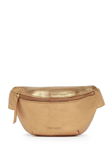 Heuptasje La Banane Leder Paul marius Goud vintage BANANE