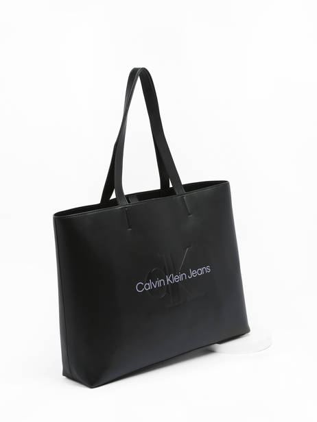 Schoudertas Sculpted Calvin klein jeans Zwart sculpted K610825 ander zicht 2