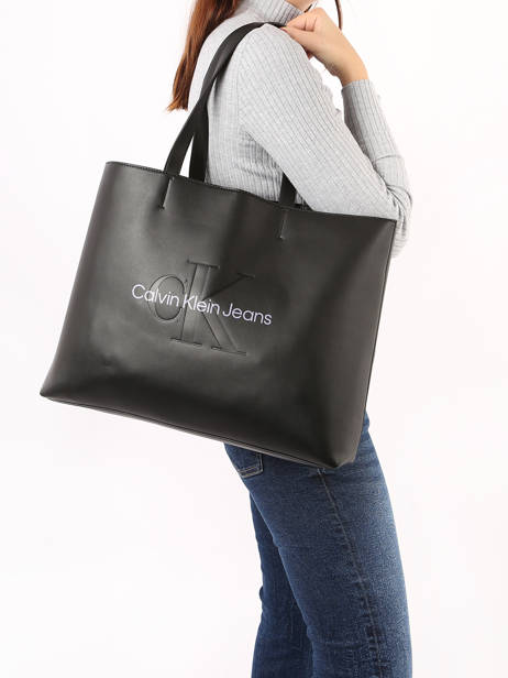 Schoudertas Sculpted Calvin klein jeans Zwart sculpted K610825 ander zicht 1