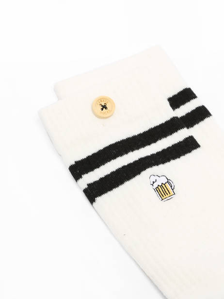 Sokken Cabaia Wit socks STE ander zicht 1