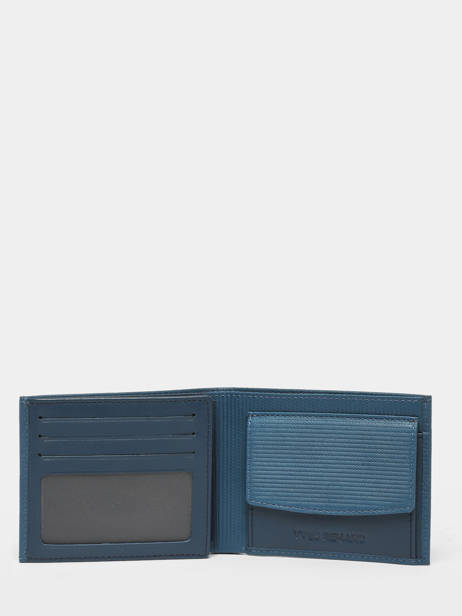 Portefeuille Michelin Leder Yves renard Blauw michelin 1707 ander zicht 1