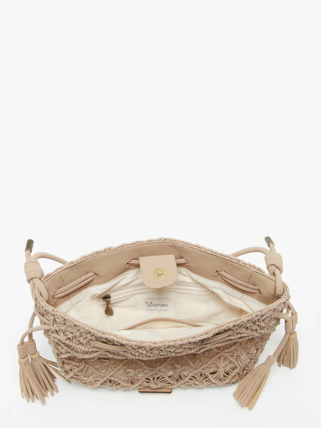 Cross Body Tas Tanaisie Uit Gevlochten Jute Woomen Beige tanaisie WTAN07 ander zicht 3