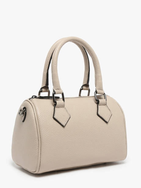 Handtas Caviar Leder Milano Beige caviar CA23115 ander zicht 2