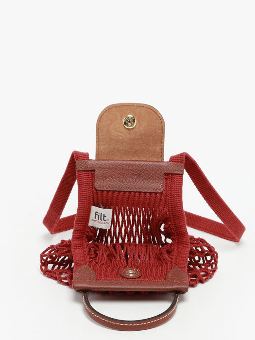 Longchamp Le pliage filet Clutch Bruin