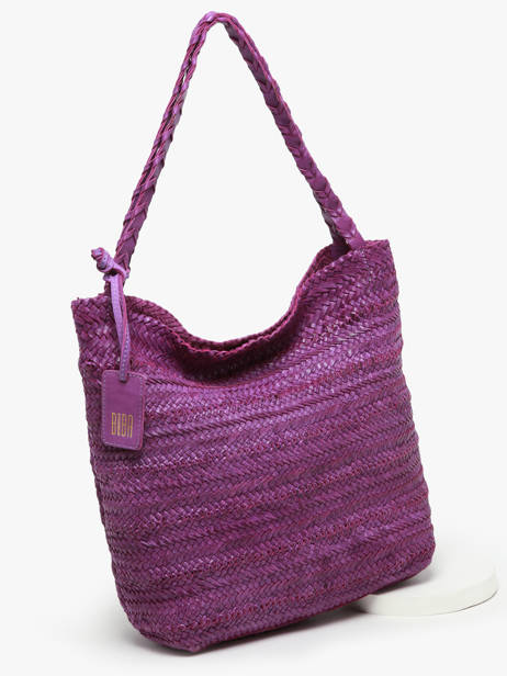 Schoudertas Heritage Leder Biba Violet heritage RUB1L ander zicht 2