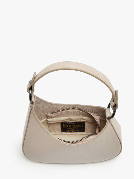 Cross Body Tas Caviar Leder Milano Beige caviar CA23118 ander zicht 3