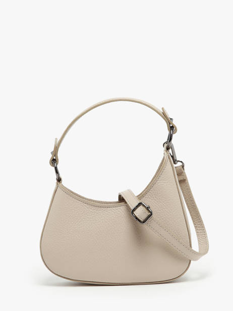 Cross Body Tas Caviar Leder Milano Beige caviar CA23118 ander zicht 4