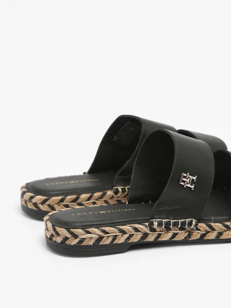 Slippers Uit Leder Tommy hilfiger Beige women 7931BDS ander zicht 3