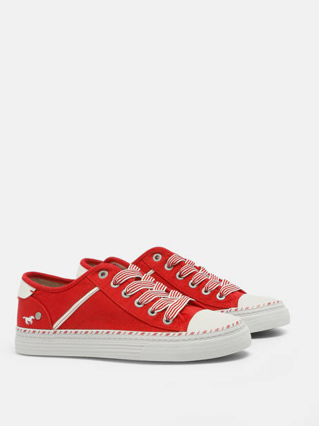 Sneakers Mustang Rood women 1376303 ander zicht 3