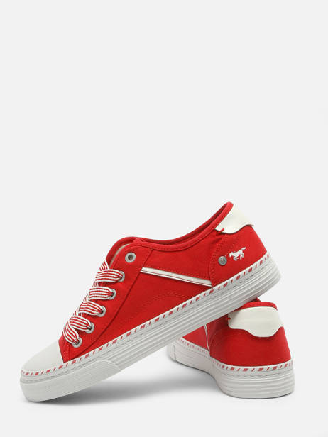 Sneakers Mustang Rood women 1376303 ander zicht 4
